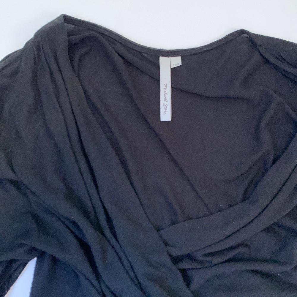 Michael Stars Jersey Knit Wrap dress